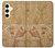 W3398 Egypte Stela Montouhotep Etui Coque Housse et Flip Housse Cuir pour Samsung Galaxy S24