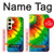 W3422 tie Dye Etui Coque Housse et Flip Housse Cuir pour Samsung Galaxy S24