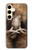 W3427 Mammoth Ancient Art la Grotte Etui Coque Housse et Flip Housse Cuir pour Samsung Galaxy S24