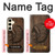 W3443 Tête indienne Etui Coque Housse et Flip Housse Cuir pour Samsung Galaxy S24