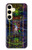 W3545 Collision de particules Quantiques Etui Coque Housse et Flip Housse Cuir pour Samsung Galaxy S24