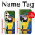 W3888 Ara Visage Oiseau Etui Coque Housse et Flip Housse Cuir pour Samsung Galaxy S24