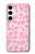 W2213 Motif rose Léopard Etui Coque Housse et Flip Housse Cuir pour Samsung Galaxy S24 Plus