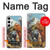 W3331 Peter Paul Rubens Tigre und Lowenjagd Etui Coque Housse et Flip Housse Cuir pour Samsung Galaxy S24 Plus