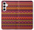 W3404 Aztèques Motif Etui Coque Housse et Flip Housse Cuir pour Samsung Galaxy S24 Plus