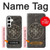 W3413 Ancient Norse Viking Symbole Etui Coque Housse et Flip Housse Cuir pour Samsung Galaxy S24 Plus