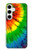 W3422 tie Dye Etui Coque Housse et Flip Housse Cuir pour Samsung Galaxy S24 Plus