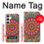 W3694 Modèle d'art hippie Etui Coque Housse et Flip Housse Cuir pour Samsung Galaxy S24 Plus