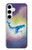 W3802 Rêve Baleine Pastel Fantaisie Etui Coque Housse et Flip Housse Cuir pour Samsung Galaxy S24 Plus