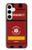 W3957 Service médical d'urgence Etui Coque Housse et Flip Housse Cuir pour Samsung Galaxy S24 Plus