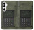 W3959 Impression graphique de la radio militaire Etui Coque Housse et Flip Housse Cuir pour Samsung Galaxy S24 Plus