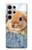 W0242 Lapin mignon Etui Coque Housse et Flip Housse Cuir pour Samsung Galaxy S24 Ultra