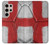 W3316 Angleterre Drapeau graphique Football Millésime Etui Coque Housse et Flip Housse Cuir pour Samsung Galaxy S24 Ultra