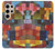 W3341 Paul Klee Raumarchitekturen Etui Coque Housse et Flip Housse Cuir pour Samsung Galaxy S24 Ultra