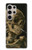 W3358 Vincent Van Gogh Skeleton cigarette Etui Coque Housse et Flip Housse Cuir pour Samsung Galaxy S24 Ultra