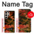 W3393 Camouflage sang Splatter Etui Coque Housse et Flip Housse Cuir pour Samsung Galaxy S24 Ultra