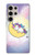 W3485 Mignon sommeil Licorne Etui Coque Housse et Flip Housse Cuir pour Samsung Galaxy S24 Ultra