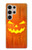 W3828 Citrouille d'Halloween Etui Coque Housse et Flip Housse Cuir pour Samsung Galaxy S24 Ultra