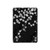 W2544 Kimono japonais style Noir motif fleur Tablet Etui Coque Housse pour iPad 10.2 (2021,2020,2019), iPad 9 8 7