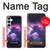 W3538 Licorne Galaxie Etui Coque Housse et Flip Housse Cuir pour Samsung Galaxy A55 5G