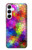 W3677 Mosaïques de briques colorées Etui Coque Housse et Flip Housse Cuir pour Samsung Galaxy A55 5G