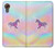 W3203 Arc en ciel Licorne Etui Coque Housse et Flip Housse Cuir pour Samsung Galaxy Xcover7