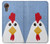 W3254 Poulet Dessin animé Etui Coque Housse et Flip Housse Cuir pour Samsung Galaxy Xcover7