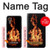 W3379 Cadre d'incendie Etui Coque Housse et Flip Housse Cuir pour Samsung Galaxy Xcover7