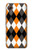 W3421 Noir Orange Blanc Argyle Plaid Etui Coque Housse et Flip Housse Cuir pour Samsung Galaxy Xcover7