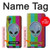 W3437 Extraterrestre Aucun signal Etui Coque Housse et Flip Housse Cuir pour Samsung Galaxy Xcover7