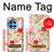 W3037 Jolie Flora Rose Cottage Etui Coque Housse et Flip Housse Cuir pour OnePlus 12R