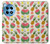 W3883 Motif de fruits Etui Coque Housse et Flip Housse Cuir pour OnePlus 12R