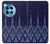 W3950 Motif textile thaïlandais bleu Etui Coque Housse et Flip Housse Cuir pour OnePlus 12R