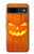 W3828 Citrouille d'Halloween Etui Coque Housse et Flip Housse Cuir pour Google Pixel 8a