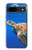 W3898 Tortue de mer Etui Coque Housse et Flip Housse Cuir pour Google Pixel 8a