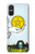 W3722 Carte de tarot Pièces de l'As des Pentacles Etui Coque Housse et Flip Housse Cuir pour Sony Xperia 10 VI