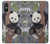 W3793 Peinture de neige mignon bébé panda Etui Coque Housse et Flip Housse Cuir pour Sony Xperia 10 VI