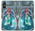 W3911 Jolie petite sirène Aqua Spa Etui Coque Housse et Flip Housse Cuir pour Sony Xperia 10 VI