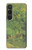 W3748 Van Gogh une ruelle dans un jardin public Etui Coque Housse et Flip Housse Cuir pour Sony Xperia 1 VI