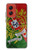 W3300 Portugal Drapeau graphique Football Millésime Etui Coque Housse et Flip Housse Cuir pour Motorola Moto G Stylus 5G (2024)