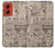 W3819 Papier Vintage rétro Etui Coque Housse et Flip Housse Cuir pour Motorola Moto G Stylus 5G (2024)