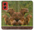 W3917 Cochon d'Inde géant de la famille Capybara Etui Coque Housse et Flip Housse Cuir pour Motorola Moto G Stylus 5G (2024)