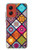 W3943 Motif Maldalas Etui Coque Housse et Flip Housse Cuir pour Motorola Moto G Stylus 5G (2024)