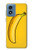 W2294 banane Etui Coque Housse et Flip Housse Cuir pour Motorola Moto G Play 4G (2024)