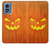 W3828 Citrouille d'Halloween Etui Coque Housse et Flip Housse Cuir pour Motorola Moto G Play 4G (2024)