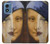 W3853 La Joconde Gustav Klimt Vermeer Etui Coque Housse et Flip Housse Cuir pour Motorola Moto G Play 4G (2024)