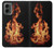 W3379 Cadre d'incendie Etui Coque Housse et Flip Housse Cuir pour Motorola Moto G 5G (2024)