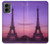 W3447 Paris Eiffel Le coucher du soleil Etui Coque Housse et Flip Housse Cuir pour Motorola Moto G 5G (2024)