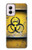 W3669 Graphique du réservoir de danger biologique Etui Coque Housse et Flip Housse Cuir pour Motorola Moto G Power 5G (2024)