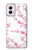 W3707 Fleur de cerisier rose fleur de printemps Etui Coque Housse et Flip Housse Cuir pour Motorola Moto G Power 5G (2024)